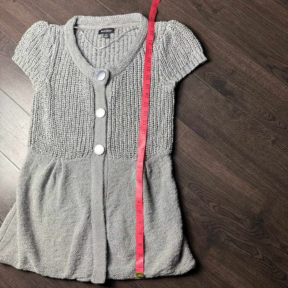 Le Château Knit Button-Up Cardigan Top Size Medium‎ - Picture 5 of 6
